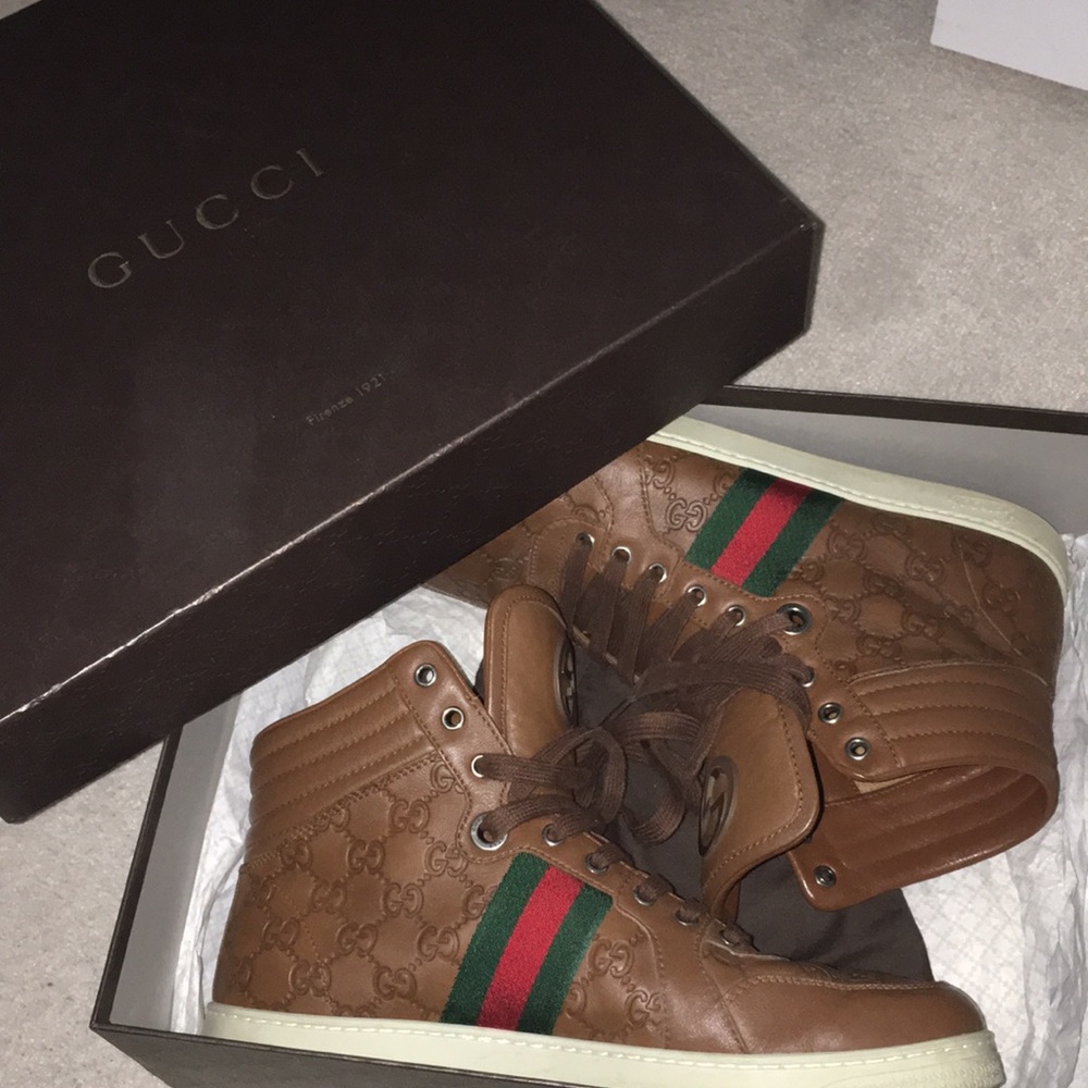 Men’s Gucci sneakers.
